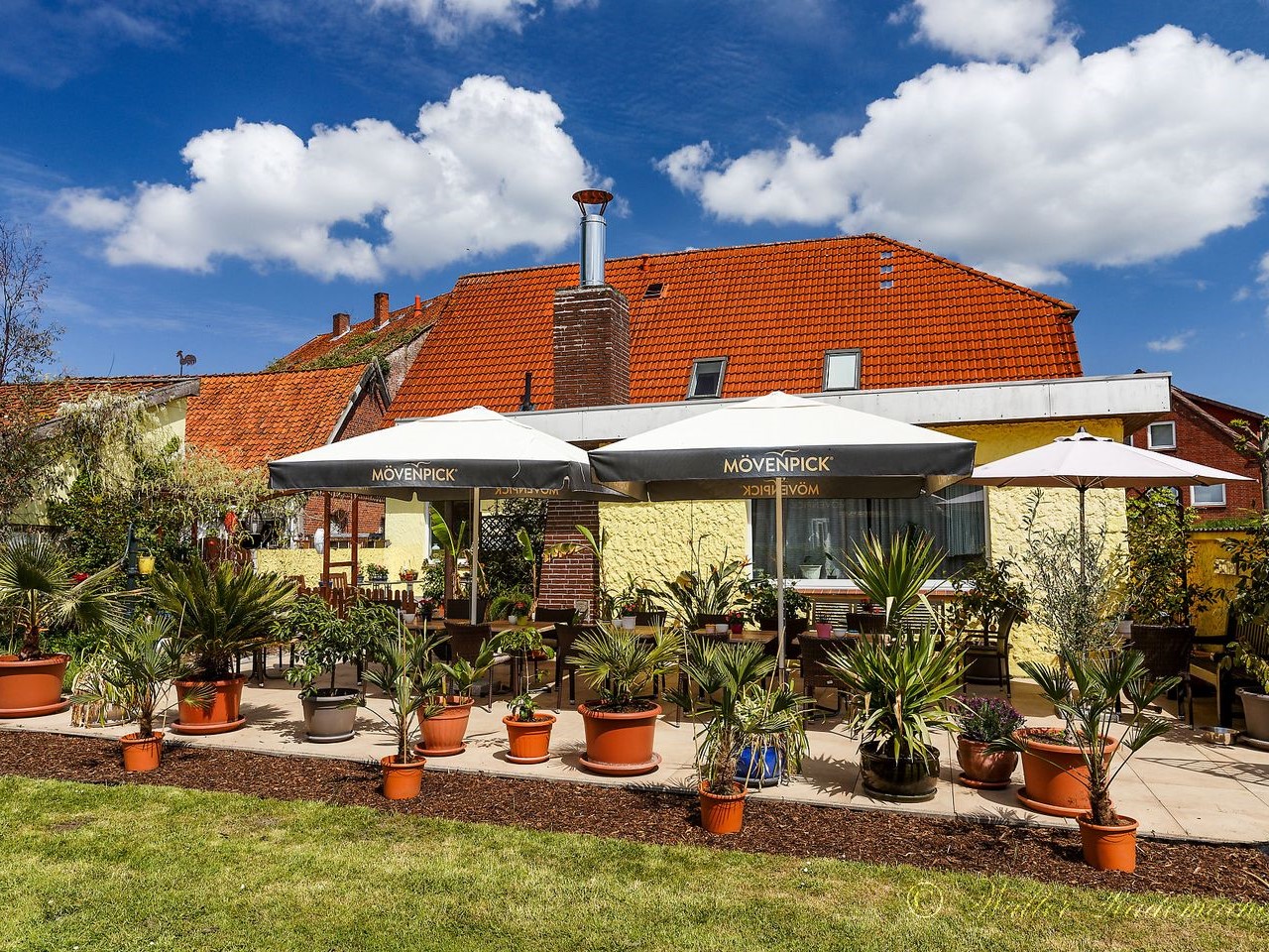 Wiebkes Klönstuv, Cafégarten